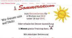 Desktop Screenshot of lady-fitness-center.de
